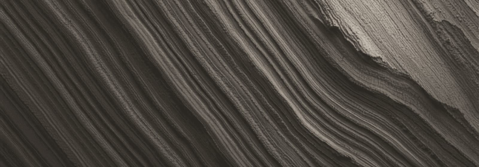Stone & Pillar strata artwork, plate 01: layered rock in warm stone, the colour this site uses for planning & development matters.